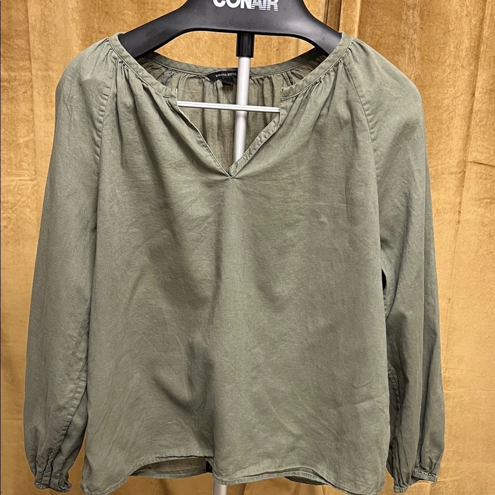 Olive Green Women's Top